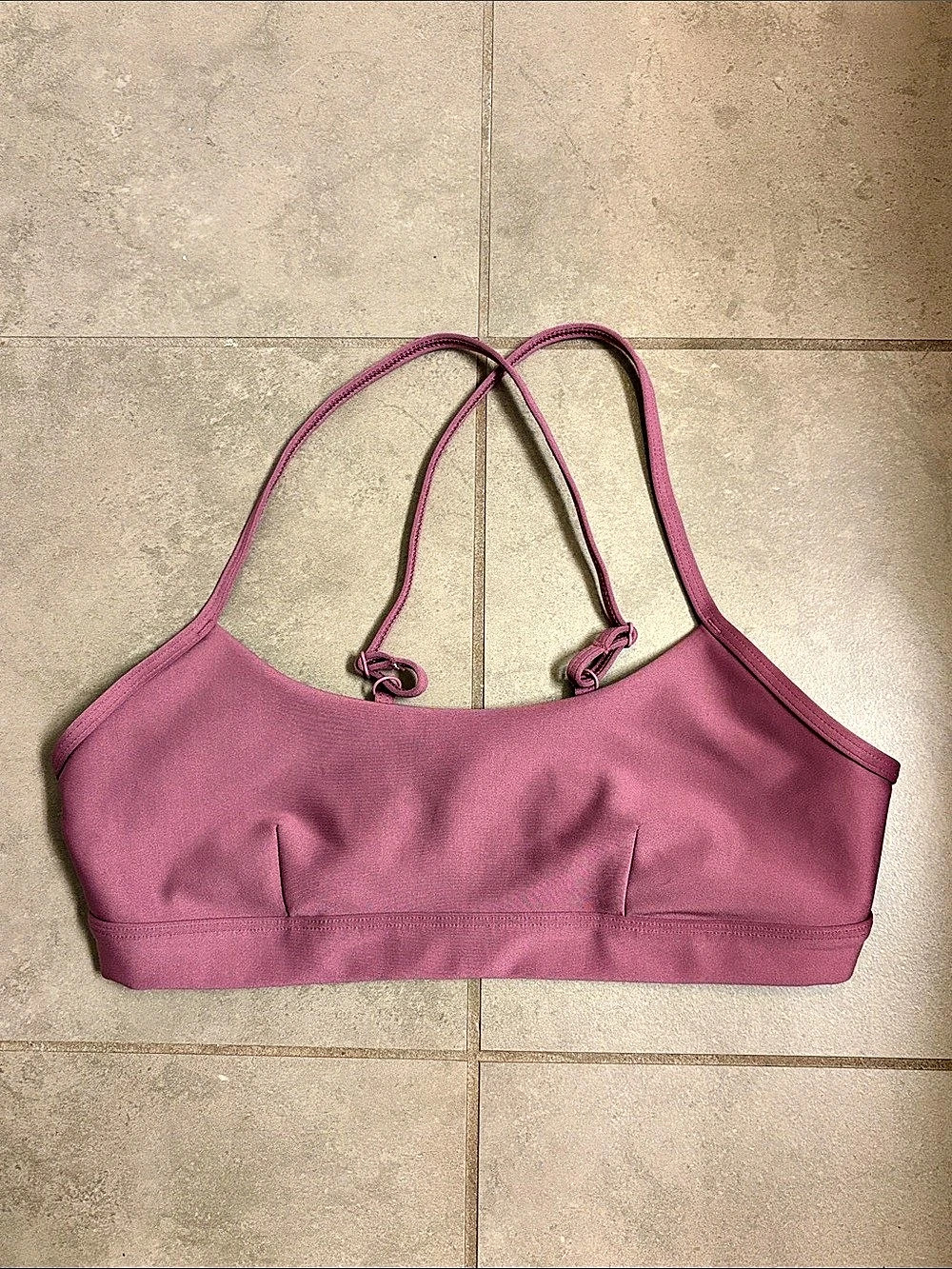 Alo Airlift Intrigue Bra in “Soft Mulberry” - Picture 2 of 4